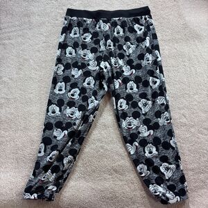 Mickey Mouse Expressions Disney Pajama Pants Size L